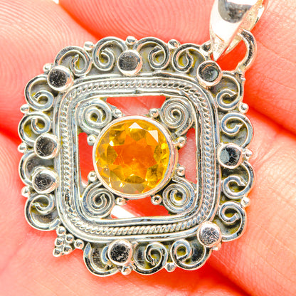 Citrine Pendants handcrafted by Ana Silver Co - PD32268