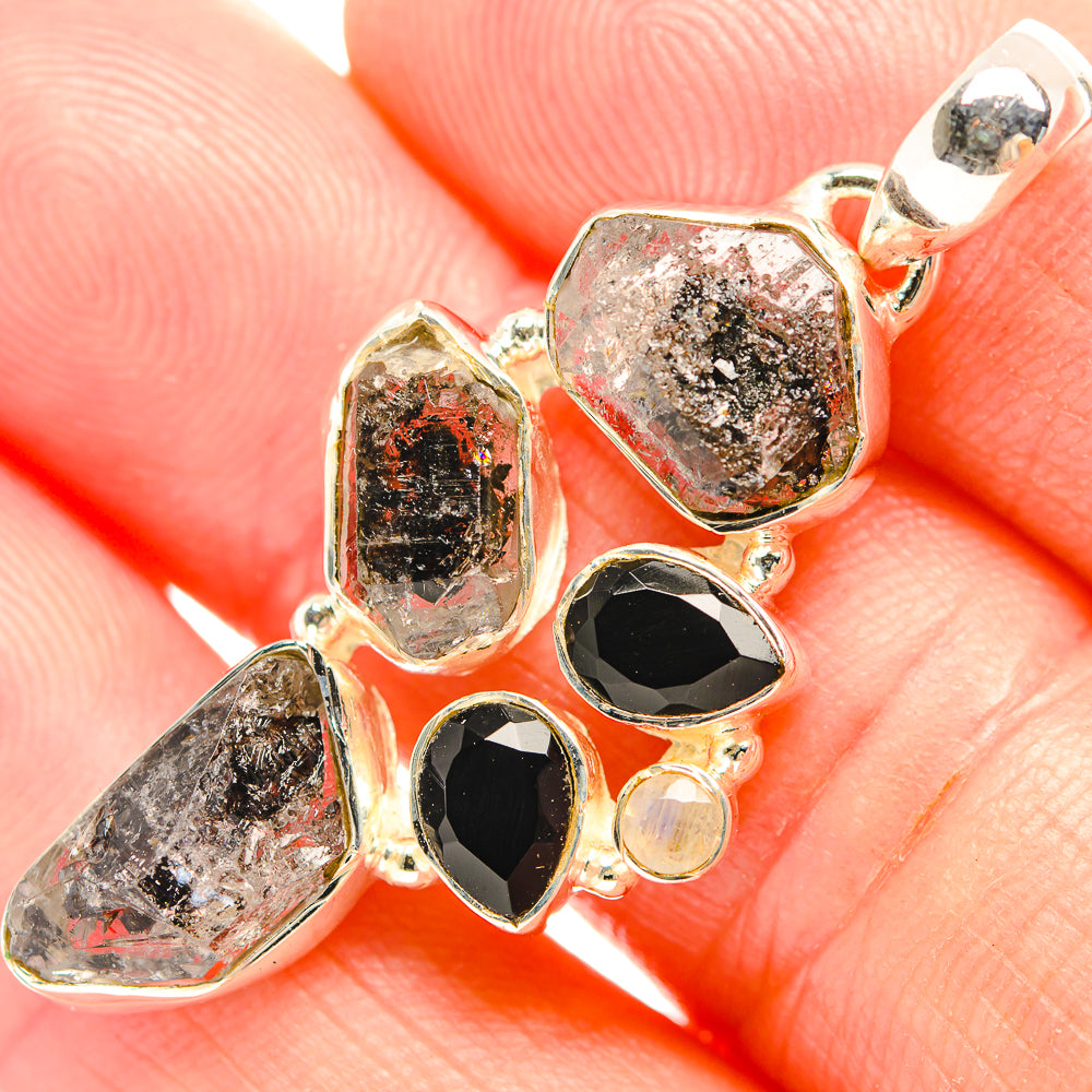 Herkimer Diamond Pendants handcrafted by Ana Silver Co - PD32277