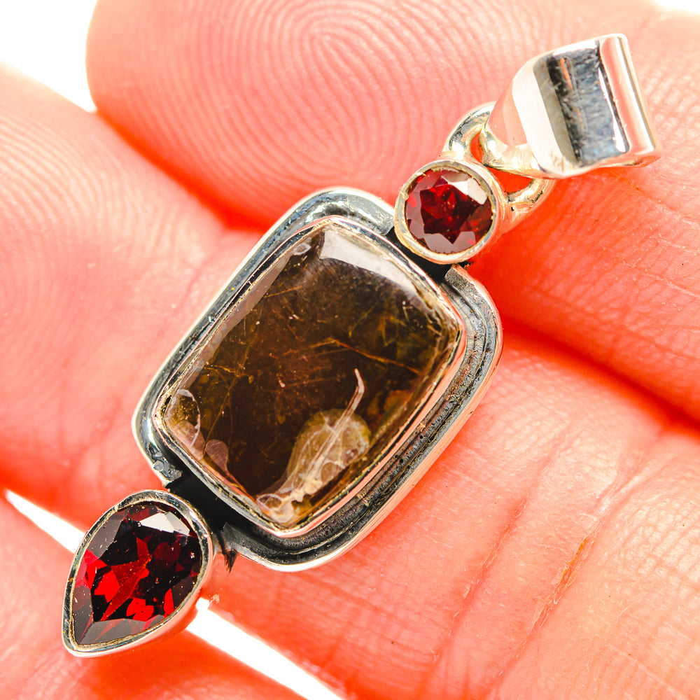 Ammolite Pendants handcrafted by Ana Silver Co - PD32285