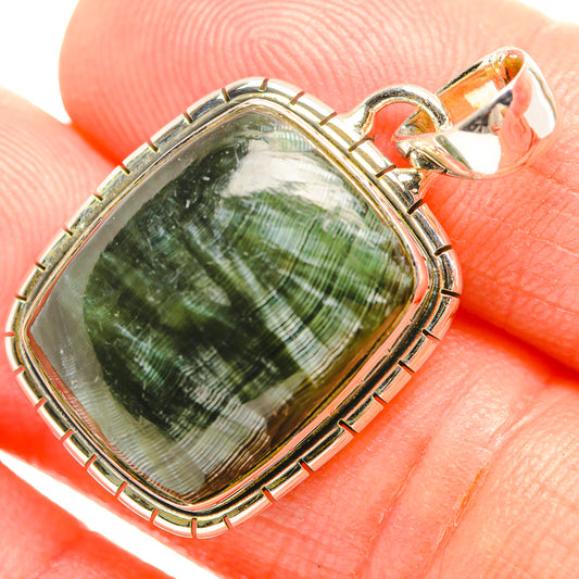 Seraphinite Pendants handcrafted by Ana Silver Co - PD32288