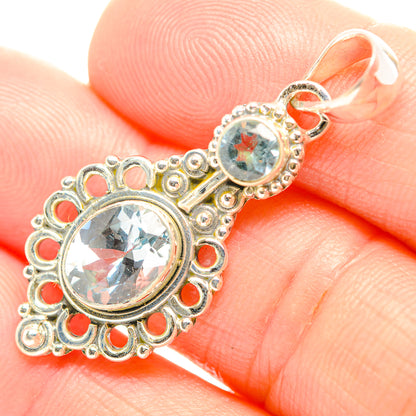 Blue Topaz Pendants handcrafted by Ana Silver Co - PD32291