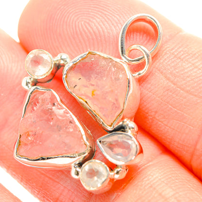 Rose Quartz Pendants handcrafted by Ana Silver Co - PD32292
