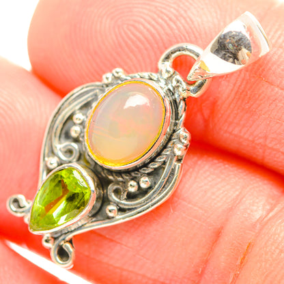Ethiopian Opal Pendants handcrafted by Ana Silver Co - PD32293