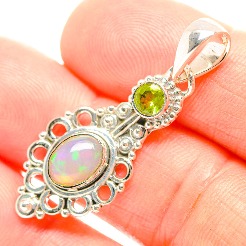 Ethiopian Opal Pendants handcrafted by Ana Silver Co - PD32294