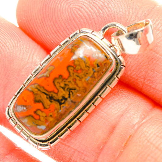 Moroccan Agate Pendants handcrafted by Ana Silver Co - PD32295