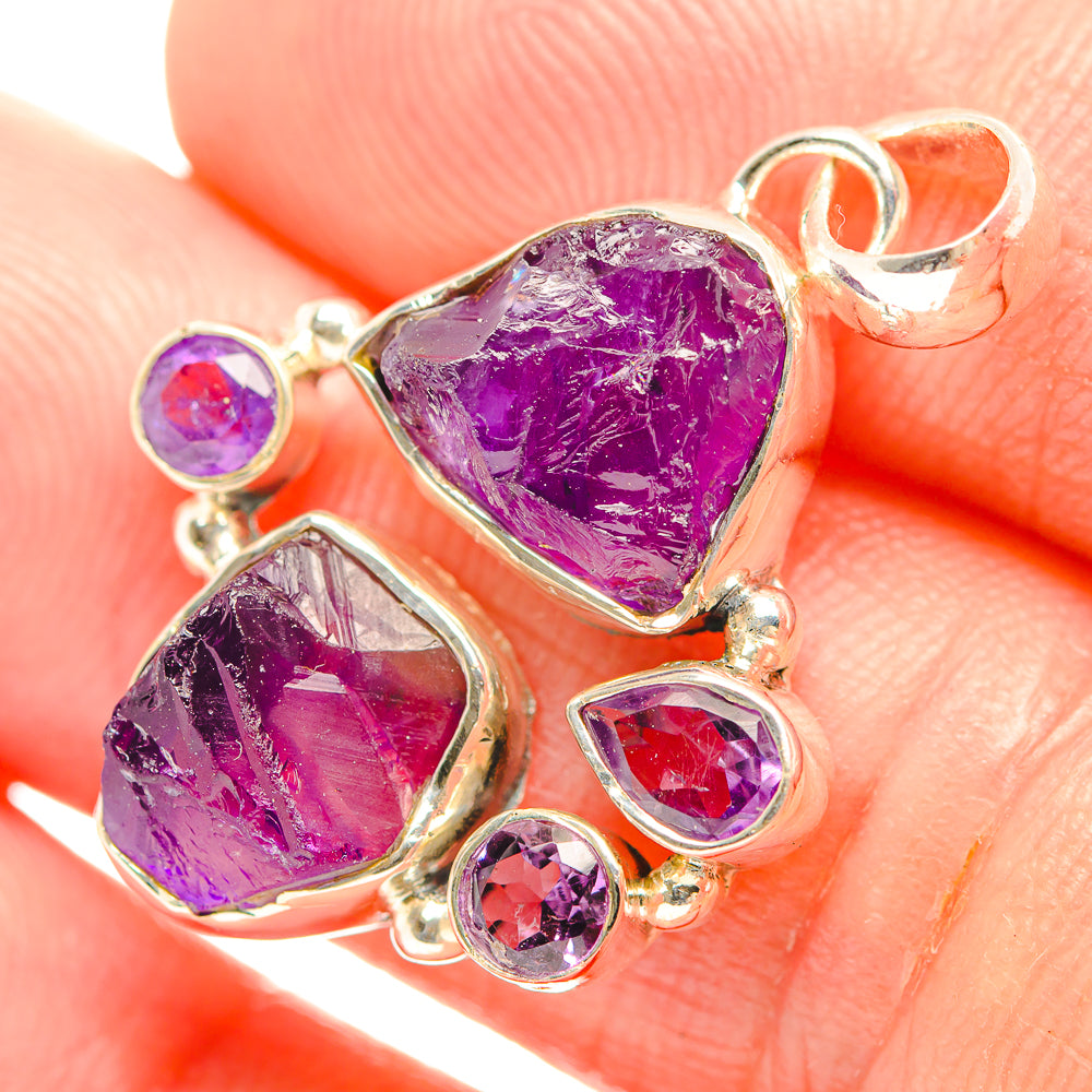 Amethyst Pendants handcrafted by Ana Silver Co - PD32296