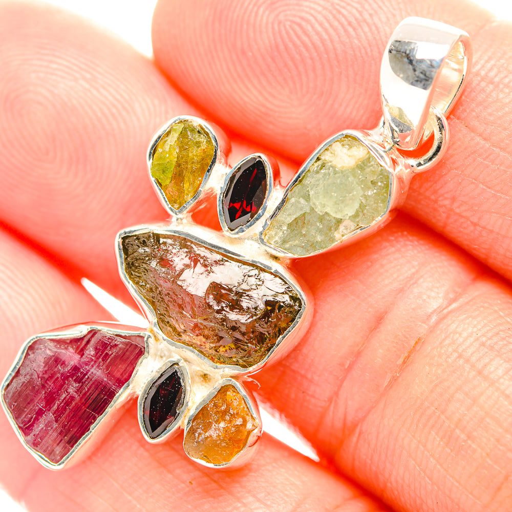 Tourmaline Pendants handcrafted by Ana Silver Co - PD32299