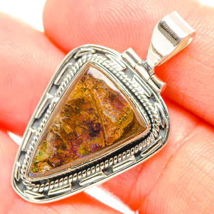 Ammolite Pendants handcrafted by Ana Silver Co - PD32300