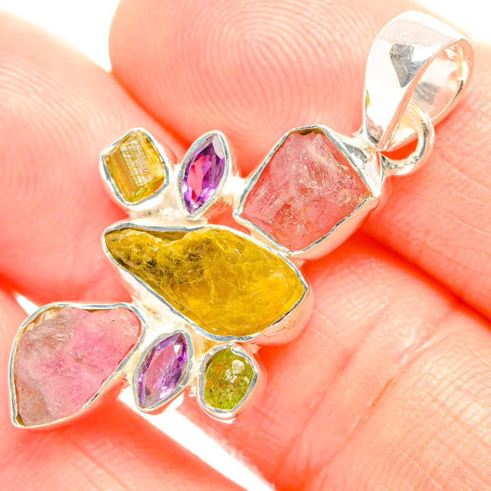 Tourmaline Pendants handcrafted by Ana Silver Co - PD32303