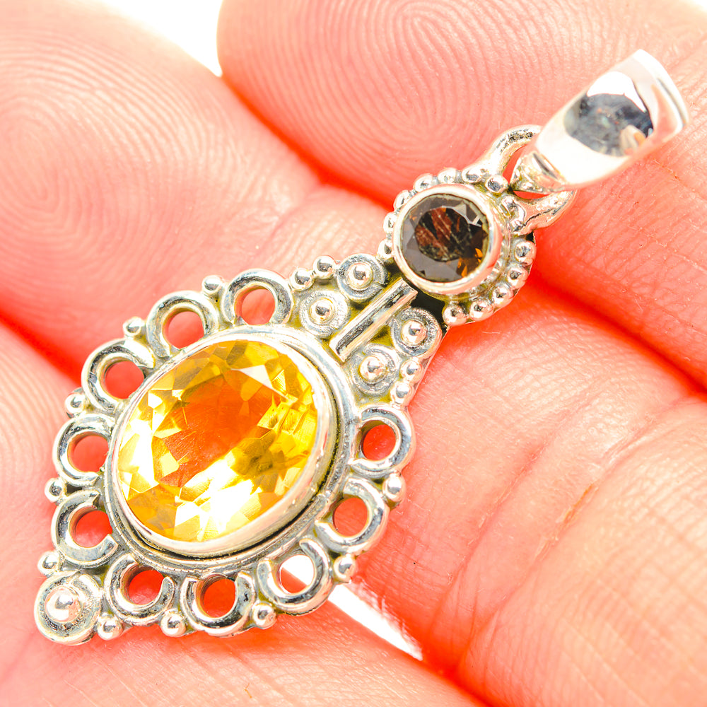 Citrine Pendants handcrafted by Ana Silver Co - PD32304