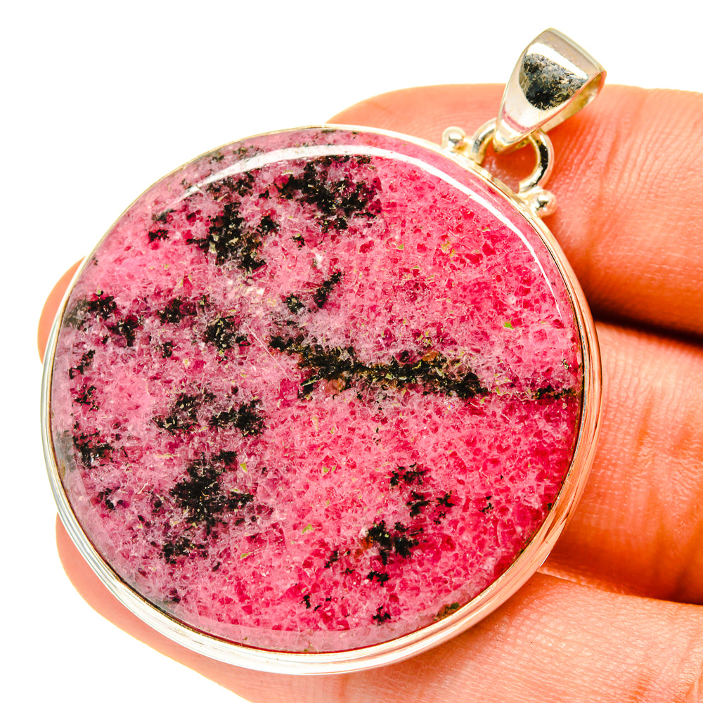 Rhodonite Pendants handcrafted by Ana Silver Co - PD3232