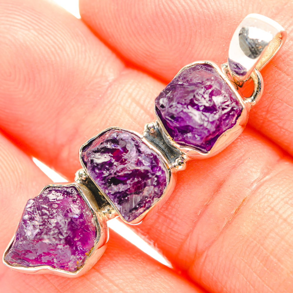Amethyst Pendants handcrafted by Ana Silver Co - PD32325