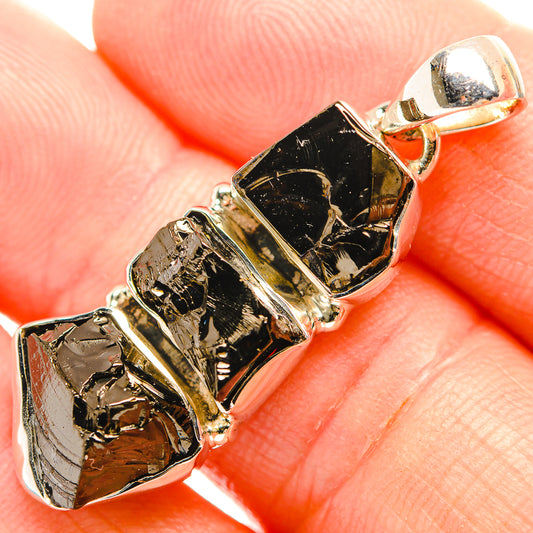 Shungite Pendants handcrafted by Ana Silver Co - PD32327
