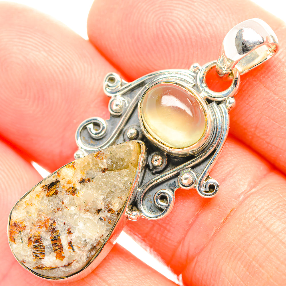Astrophyllite Pendants handcrafted by Ana Silver Co - PD32334