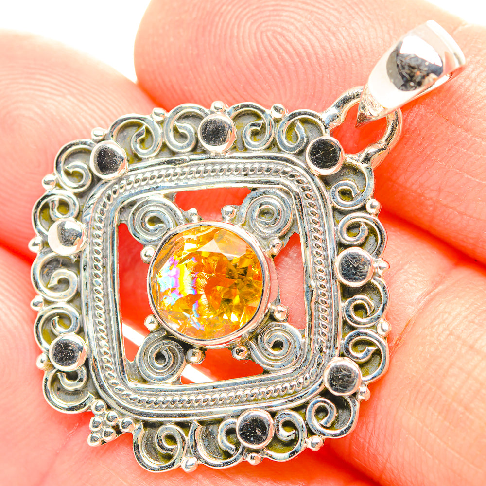 Citrine Pendants handcrafted by Ana Silver Co - PD32336