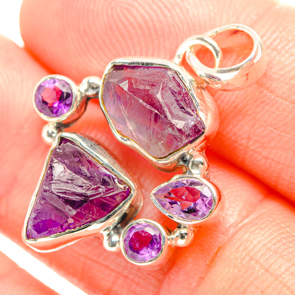 Amethyst Pendants handcrafted by Ana Silver Co - PD32347