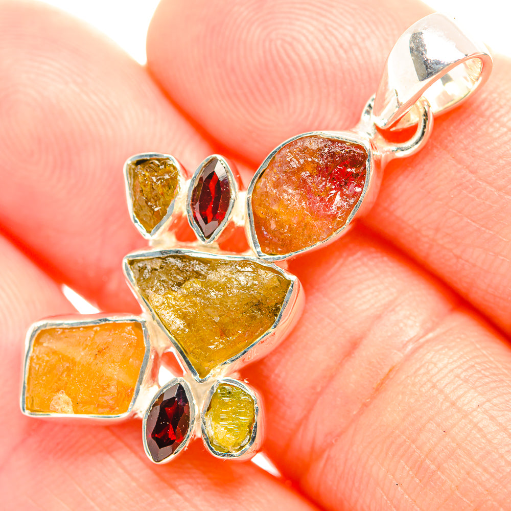 Tourmaline Pendants handcrafted by Ana Silver Co - PD32352