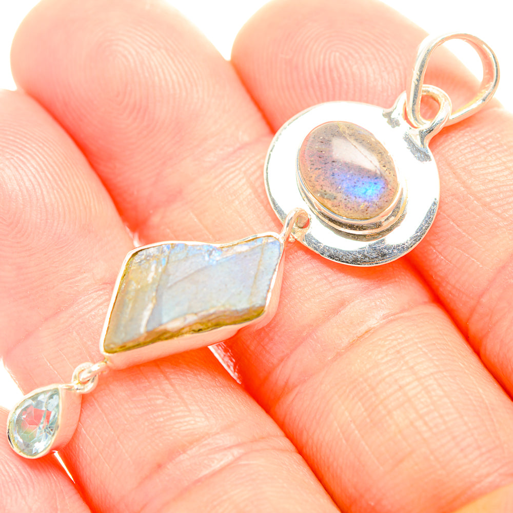 Labradorite Pendants handcrafted by Ana Silver Co - PD32354
