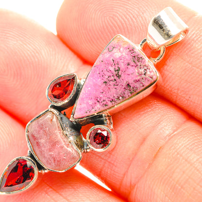 Cobalto Calcite Druzy Pendants handcrafted by Ana Silver Co - PD32359