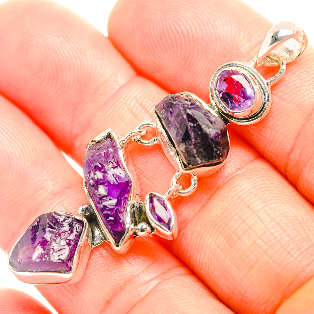 Amethyst Pendants handcrafted by Ana Silver Co - PD32367