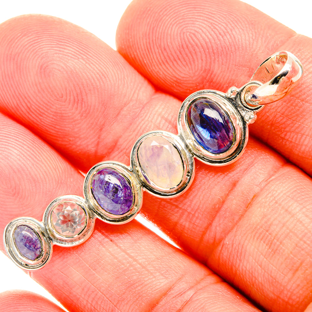 Tanzanite Pendants handcrafted by Ana Silver Co - PD32372