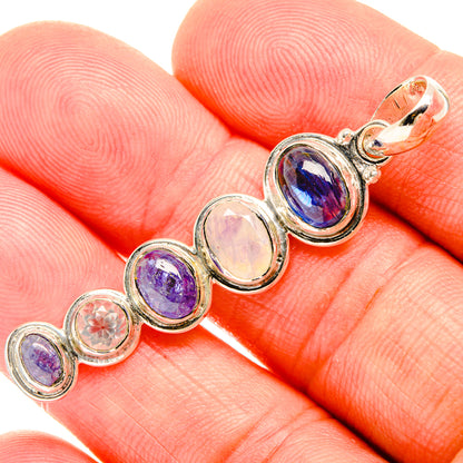 Tanzanite Pendants handcrafted by Ana Silver Co - PD32372