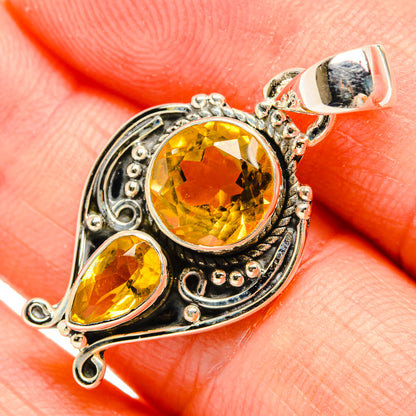 Citrine Pendants handcrafted by Ana Silver Co - PD32382