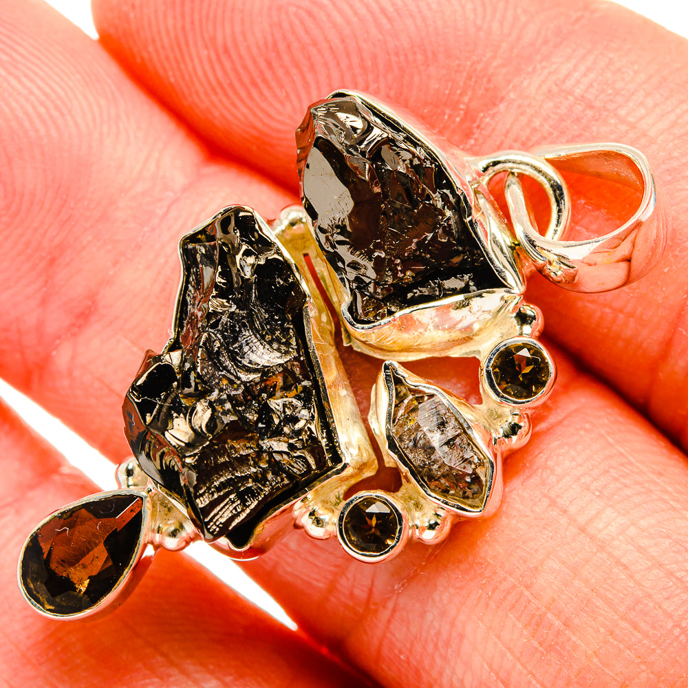 Shungite Pendants handcrafted by Ana Silver Co - PD32386