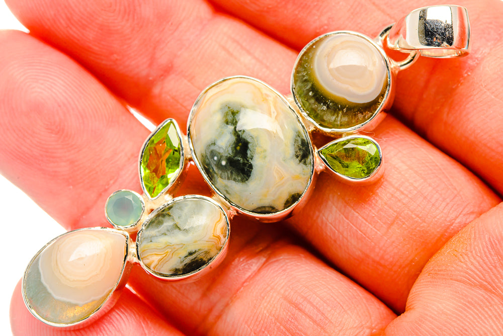 Ocean Jasper Pendants handcrafted by Ana Silver Co - PD32399