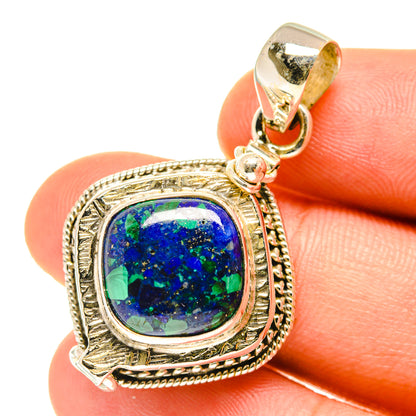 Azurite Pendants handcrafted by Ana Silver Co - PD3240