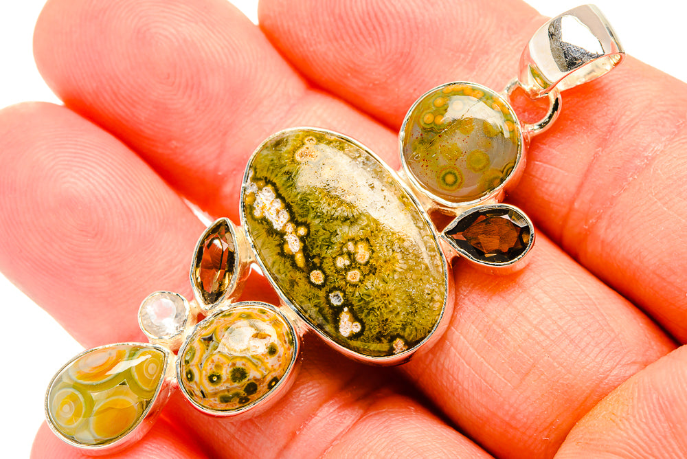 Ocean Jasper Pendants handcrafted by Ana Silver Co - PD32400