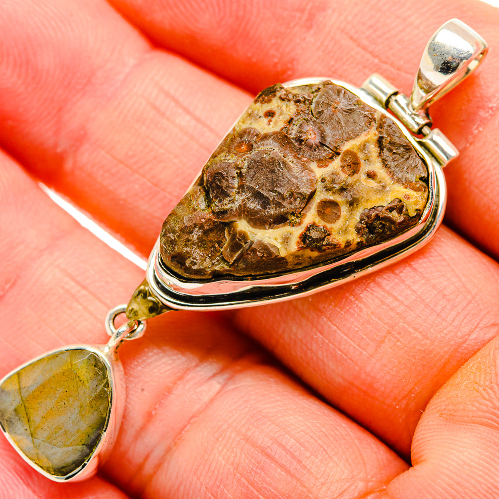 Poppy Jasper Pendants handcrafted by Ana Silver Co - PD32408