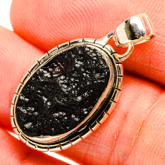 Tektite Pendants handcrafted by Ana Silver Co - PD32426
