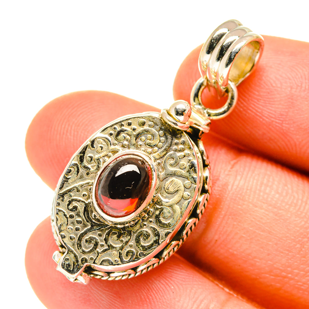 Garnet Pendants handcrafted by Ana Silver Co - PD3244