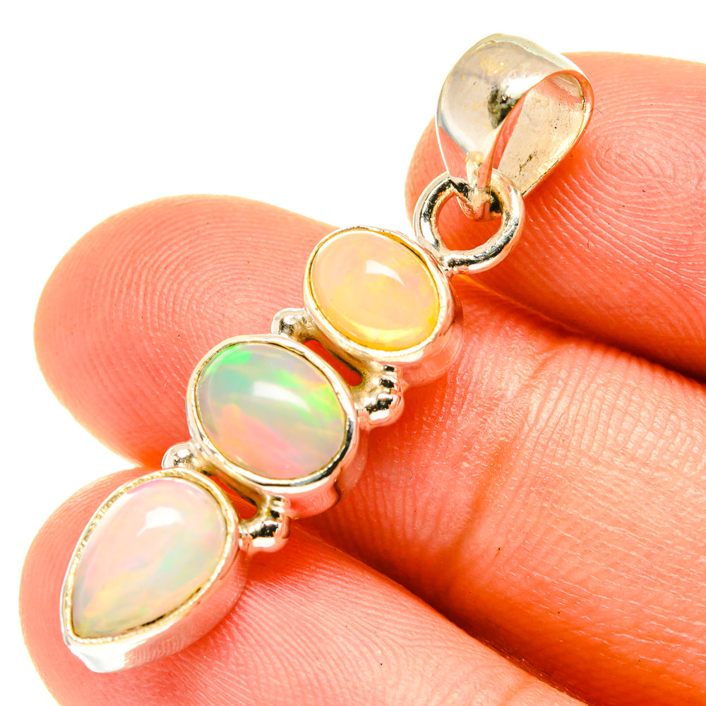 Ethiopian Opal Pendants handcrafted by Ana Silver Co - PD3245