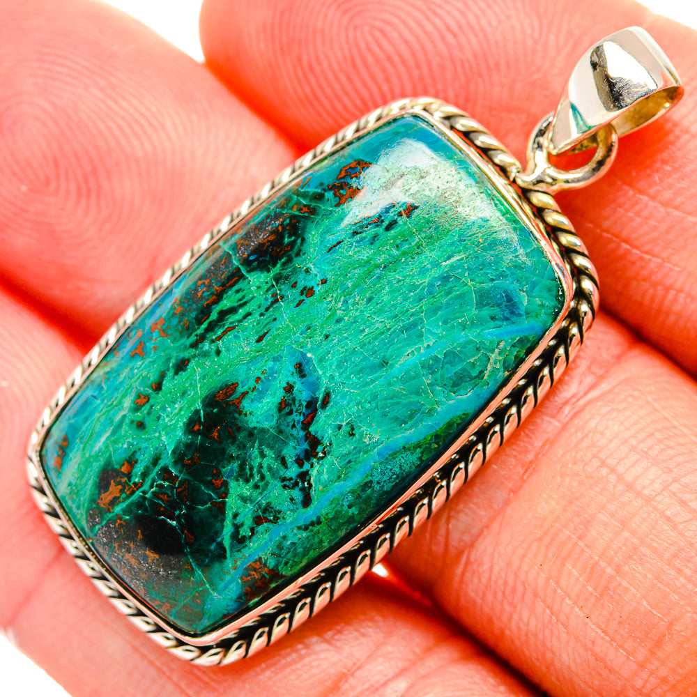 Shattuckite Pendants handcrafted by Ana Silver Co - PD32459