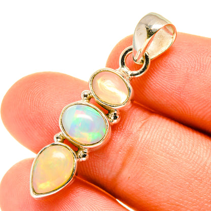 Ethiopian Opal Pendants handcrafted by Ana Silver Co - PD3246