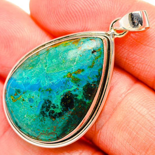Chrysocolla Pendants handcrafted by Ana Silver Co - PD32465