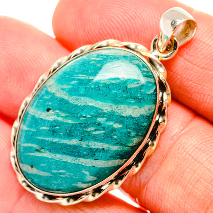 Amazonite Pendants handcrafted by Ana Silver Co - PD32469