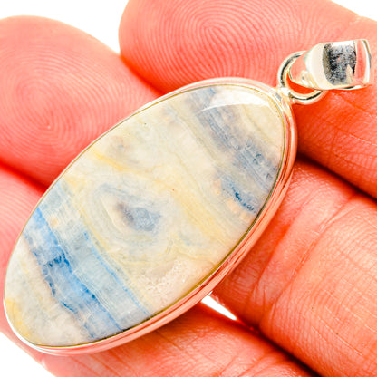 Blue Scheelite Pendants handcrafted by Ana Silver Co - PD32475