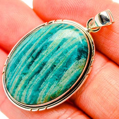 Amazonite Pendants handcrafted by Ana Silver Co - PD32480