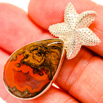 Moroccan Agate Pendants handcrafted by Ana Silver Co - PD32483