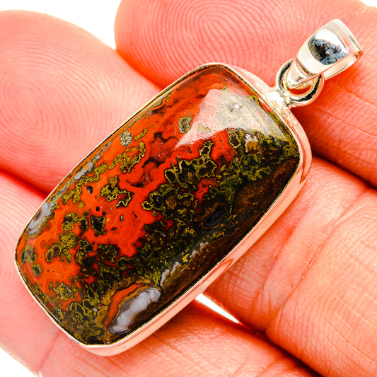 Moroccan Agate Pendants handcrafted by Ana Silver Co - PD32500