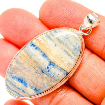 Blue Scheelite Pendants handcrafted by Ana Silver Co - PD32501