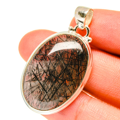 Tourmalinated Quartz Pendants handcrafted by Ana Silver Co - PD3251