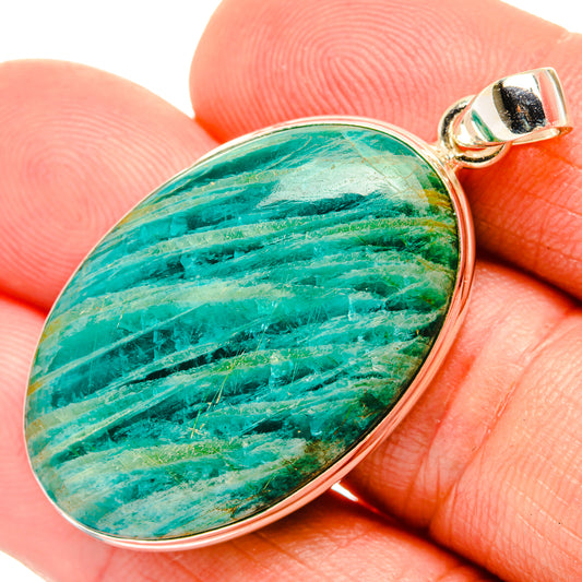 Amazonite Pendants handcrafted by Ana Silver Co - PD32513