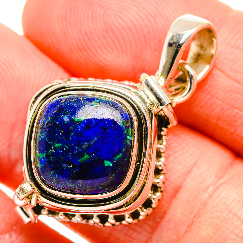 Azurite Pendants handcrafted by Ana Silver Co - PD32525