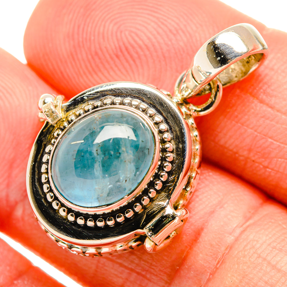Aquamarine Pendants handcrafted by Ana Silver Co - PD32526