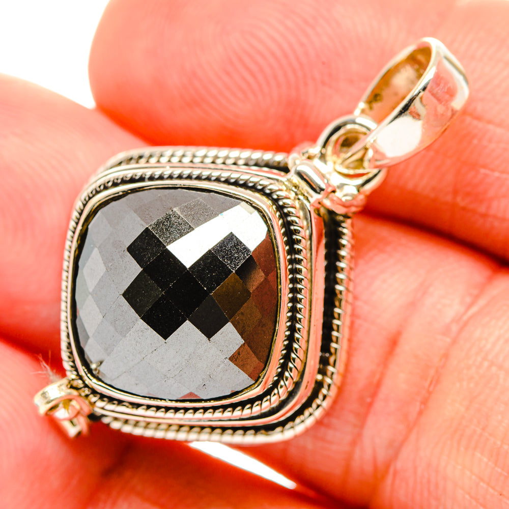 Hematite Pendants handcrafted by Ana Silver Co - PD32529