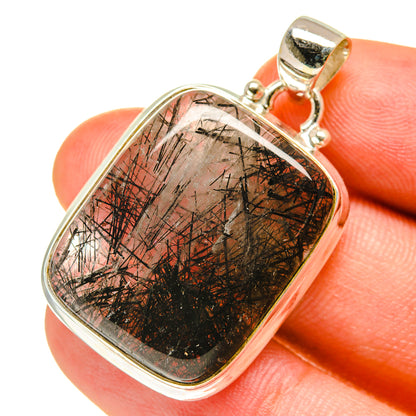 Tourmalinated Quartz Pendants handcrafted by Ana Silver Co - PD3253